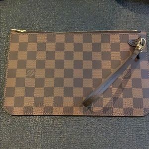 Louis Vuitton Damier wristlet from Neverfull PM